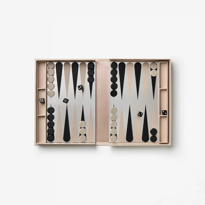 The Art Of Backgammon Mirror Board Game