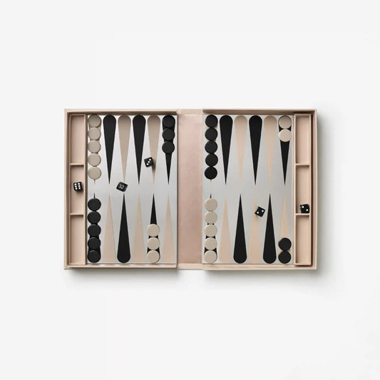 The Art Of Backgammon Mirror Board Game