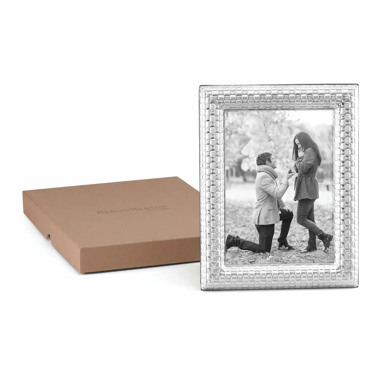 Watchband Silver 5x7 Photo Frame