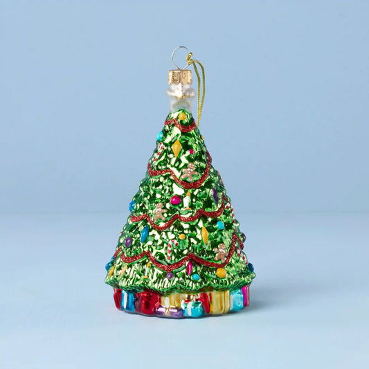 Blown Glass Tree Ornament