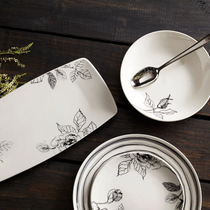 Sketchbook 12-Piece Dinnerware Set