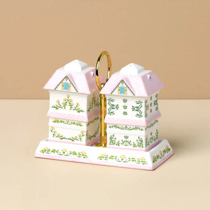 Lenox Spice Village Salt & Pepper with Tray