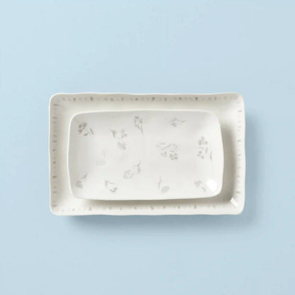 Oyster Bay 2-Piece Nesting Serving Platters
