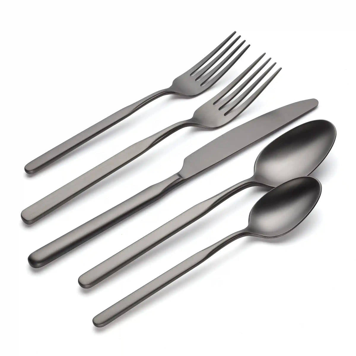 Mercer Gunmetal 5-Piece Place Setting