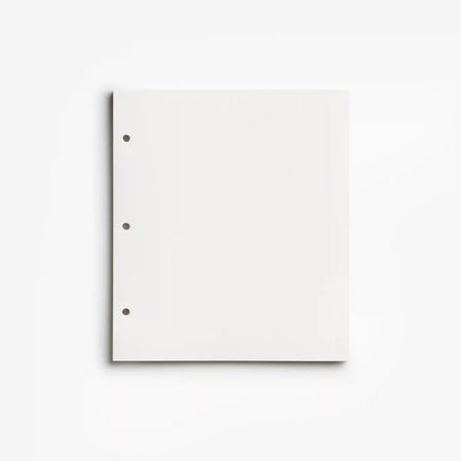 White Photo Album Paper, 10 Pages