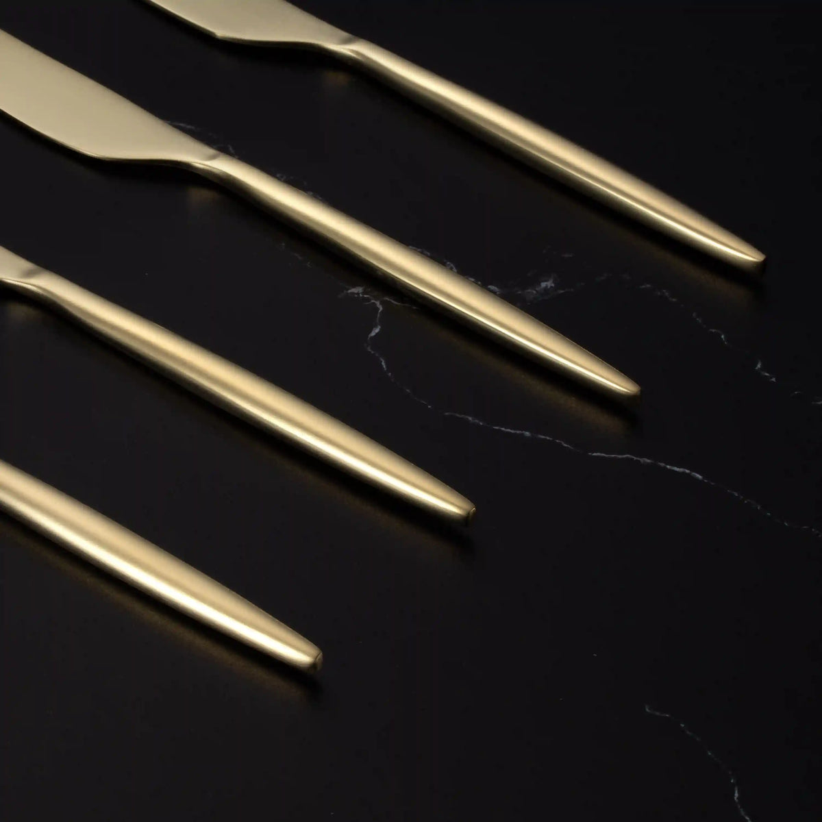 Gaze Champagne Satin Spreaders, Set of 4