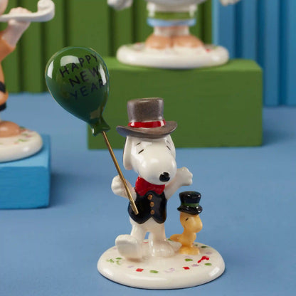 Happy New Year Charlie Brown 5-Piece Figurine Set