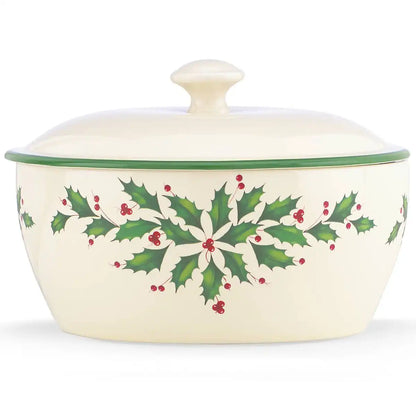 Holiday Covered Casserole Dish