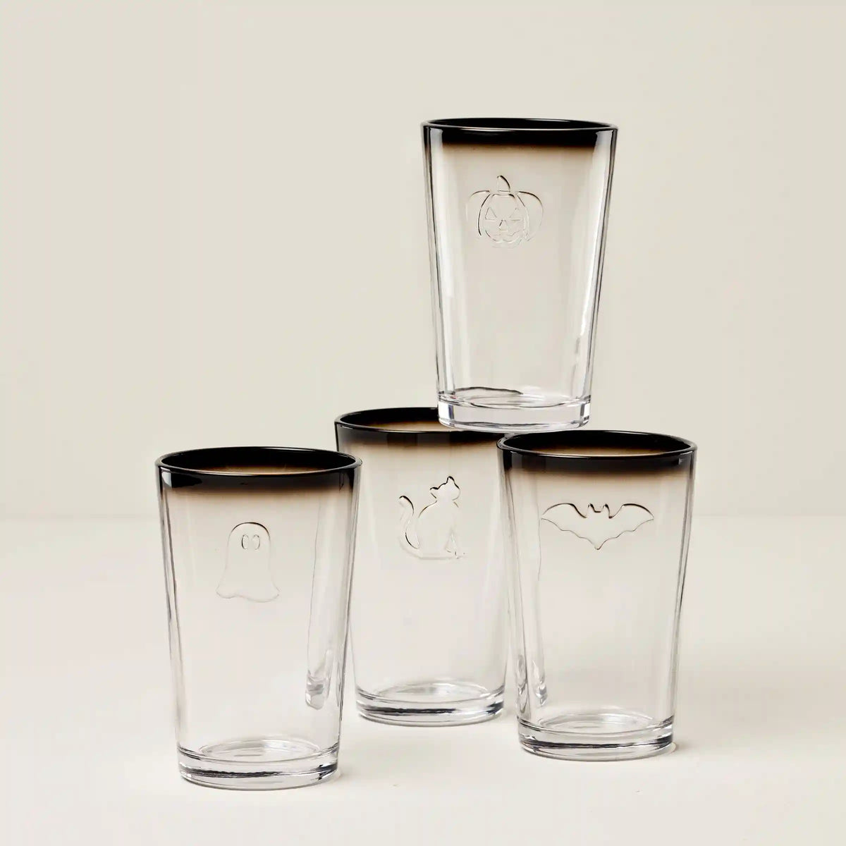 Halloween Embossed Tumbler, Set of 4