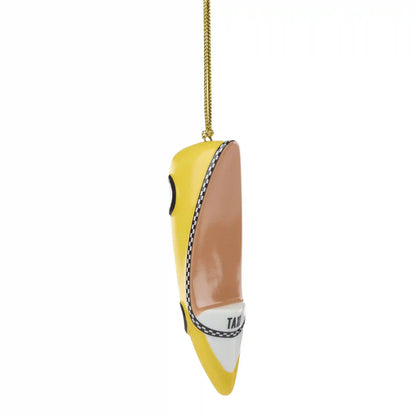 Be Jolly Taxi Shoe Ornament