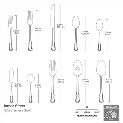 James Street 45-Piece Set Flatware