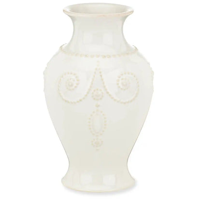 French Perle White Bouquet Vase