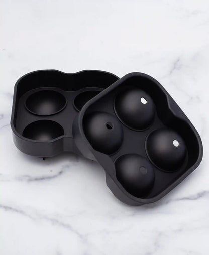 Black Round Silicone XL Ice Mold