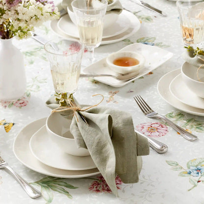 Bay Colors White 12-Piece Dinnerware Set