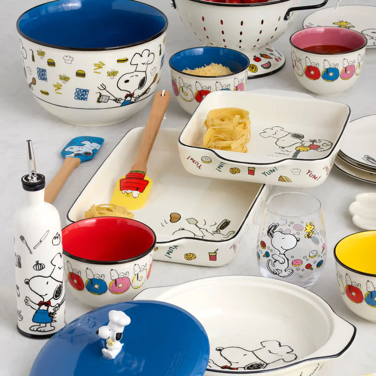 Chef Snoopy 3-Piece Bowl Set