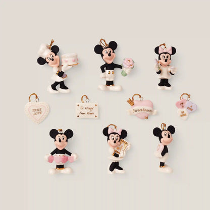 Disney Romantic Moments 10-Piece Mini Ornament Set