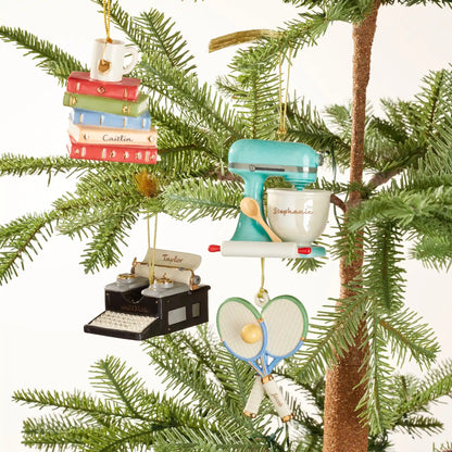 Personalized Typewriter Ornament