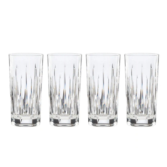 Soho Crystal Highball Glasses, Set of 4