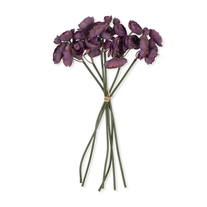 Artificial Purple Ranunculus Bunch