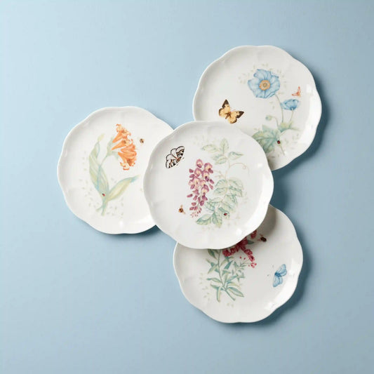 Butterfly Meadow Accent Plates, Set of 4