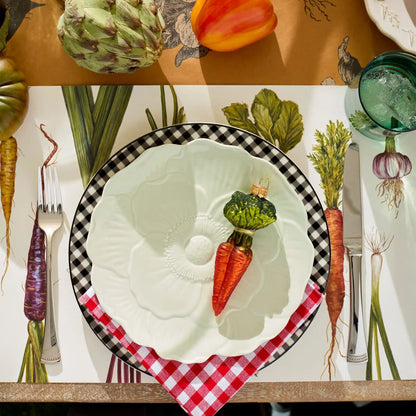 Butterfly Meadow Floral Green Accent Plates, Set of 4
