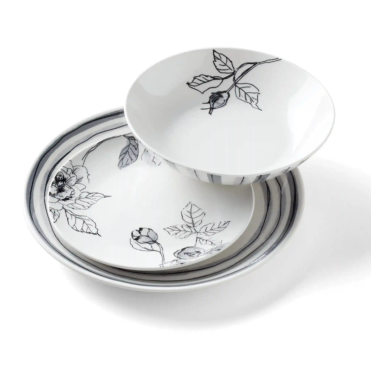Sketchbook 12-Piece Dinnerware Set