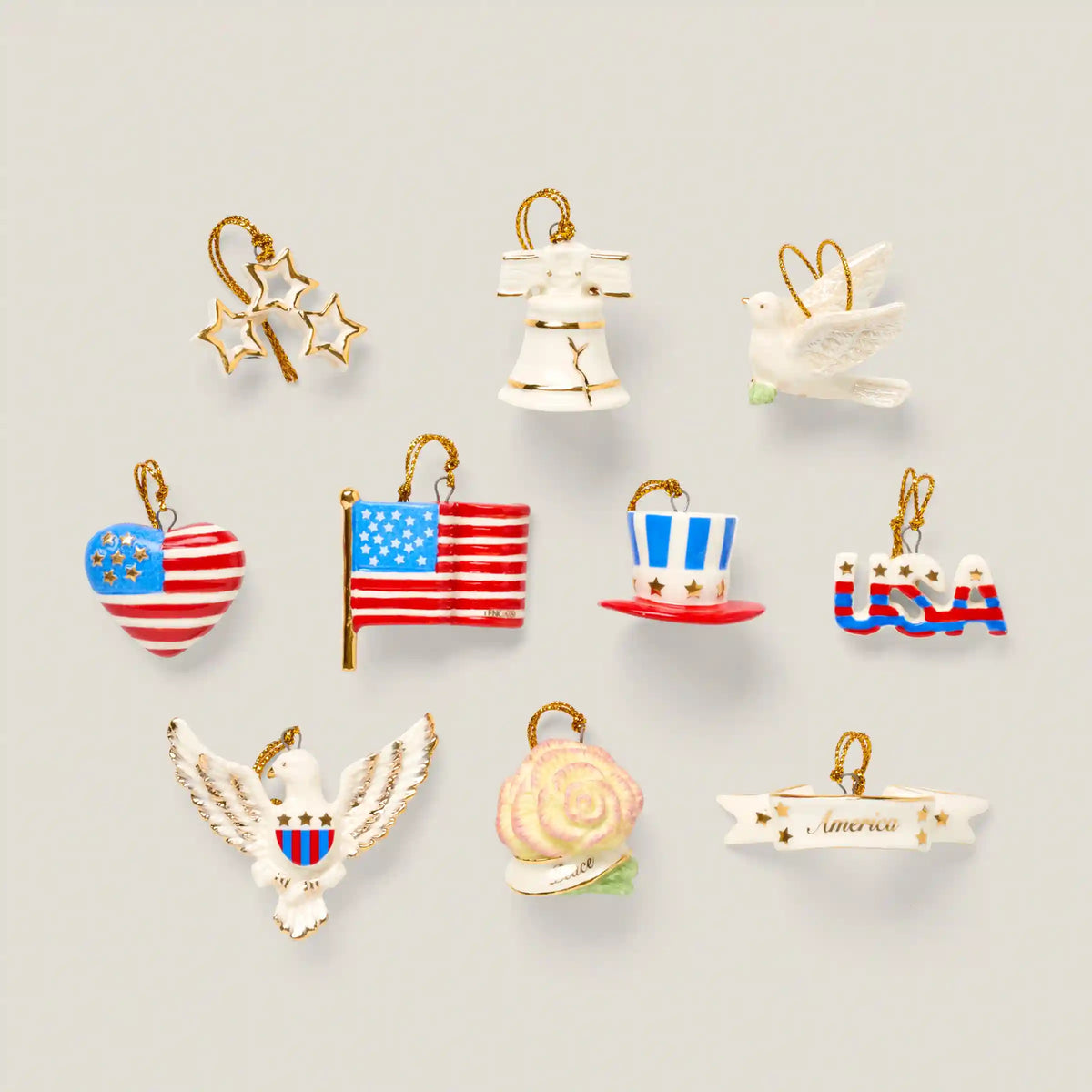 Tree of Independence 10-Piece Mini Ornament Set