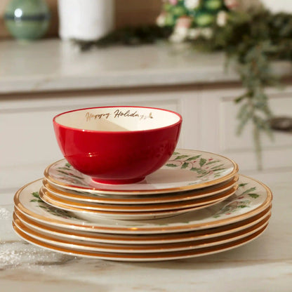 Holiday Salad Plates, Set of 6