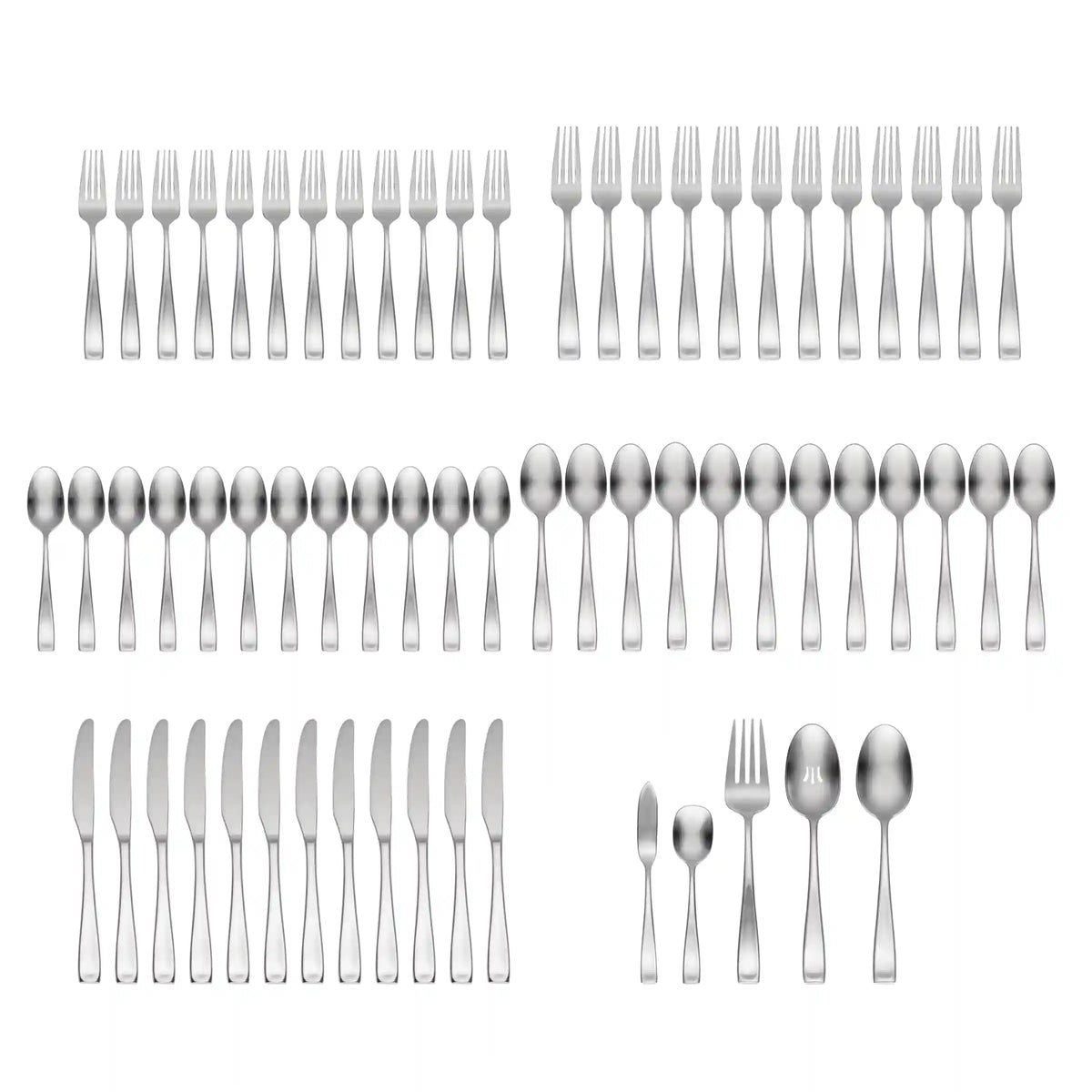 Moda Satin 65-Piece Flatware Set
