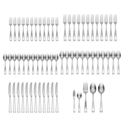 Moda Satin 65-Piece Flatware Set