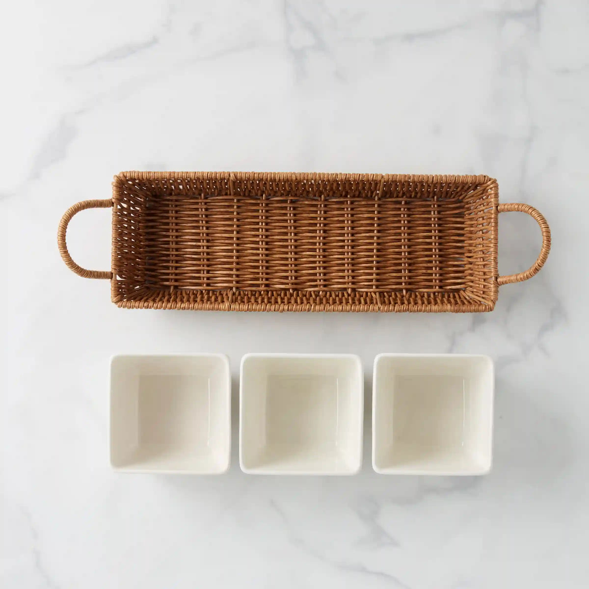 Willow & White, 4-Piece Serving Set