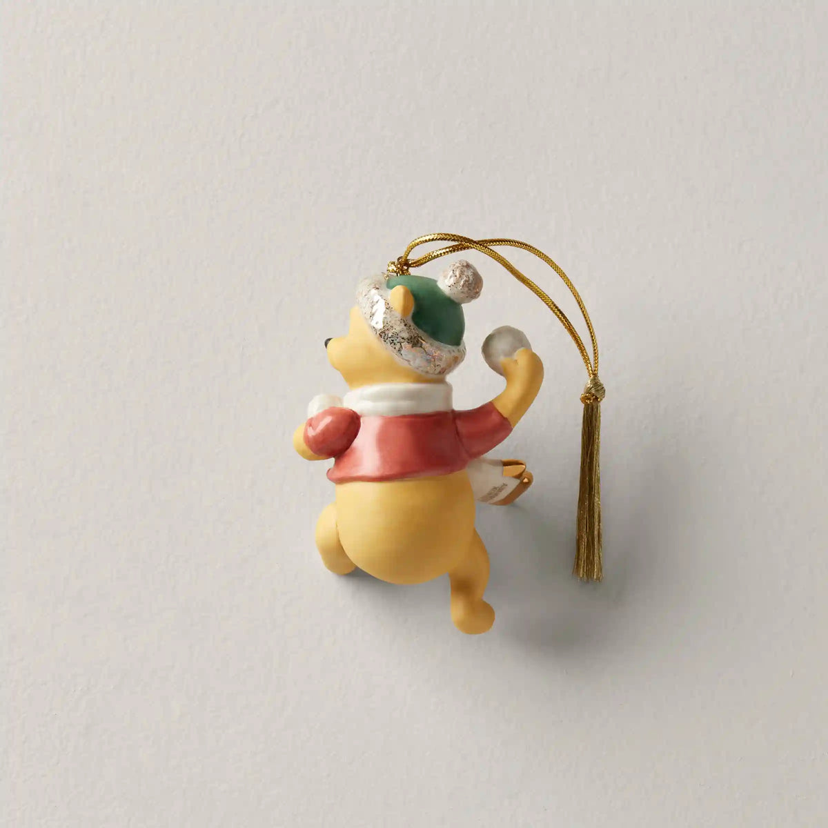 Personalized Pooh's Winter Fun Ornament