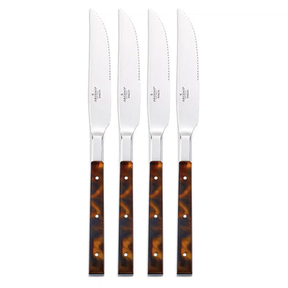 Tortoise Steak Knives, Set of 4