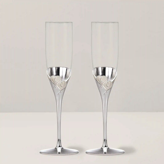True Love 2-Piece Toasting Flute Set