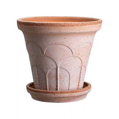 Fleur Raw Rosa 14cm Pot with Saucer