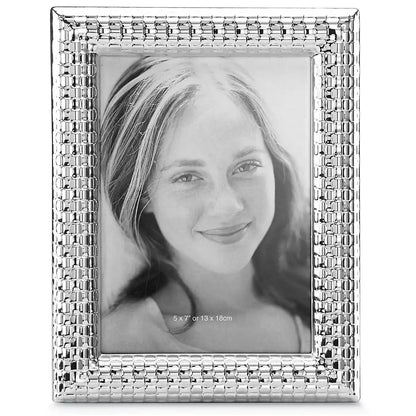 Watchband Silver 5x7 Photo Frame