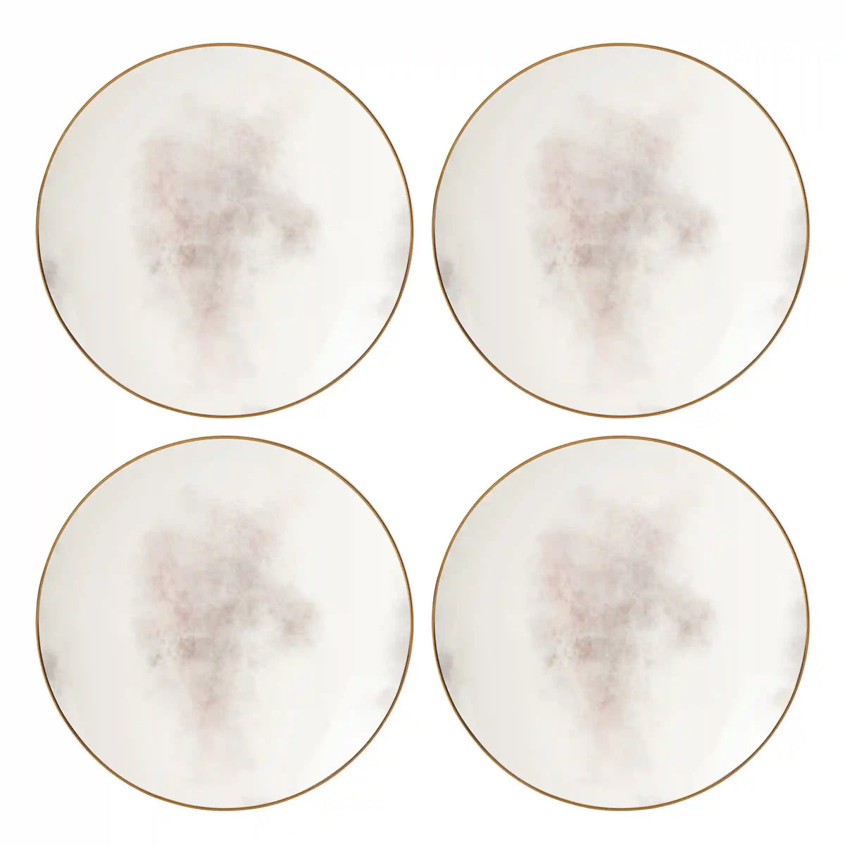 Trianna Salaria Coupe Salad Plates, Set of 4