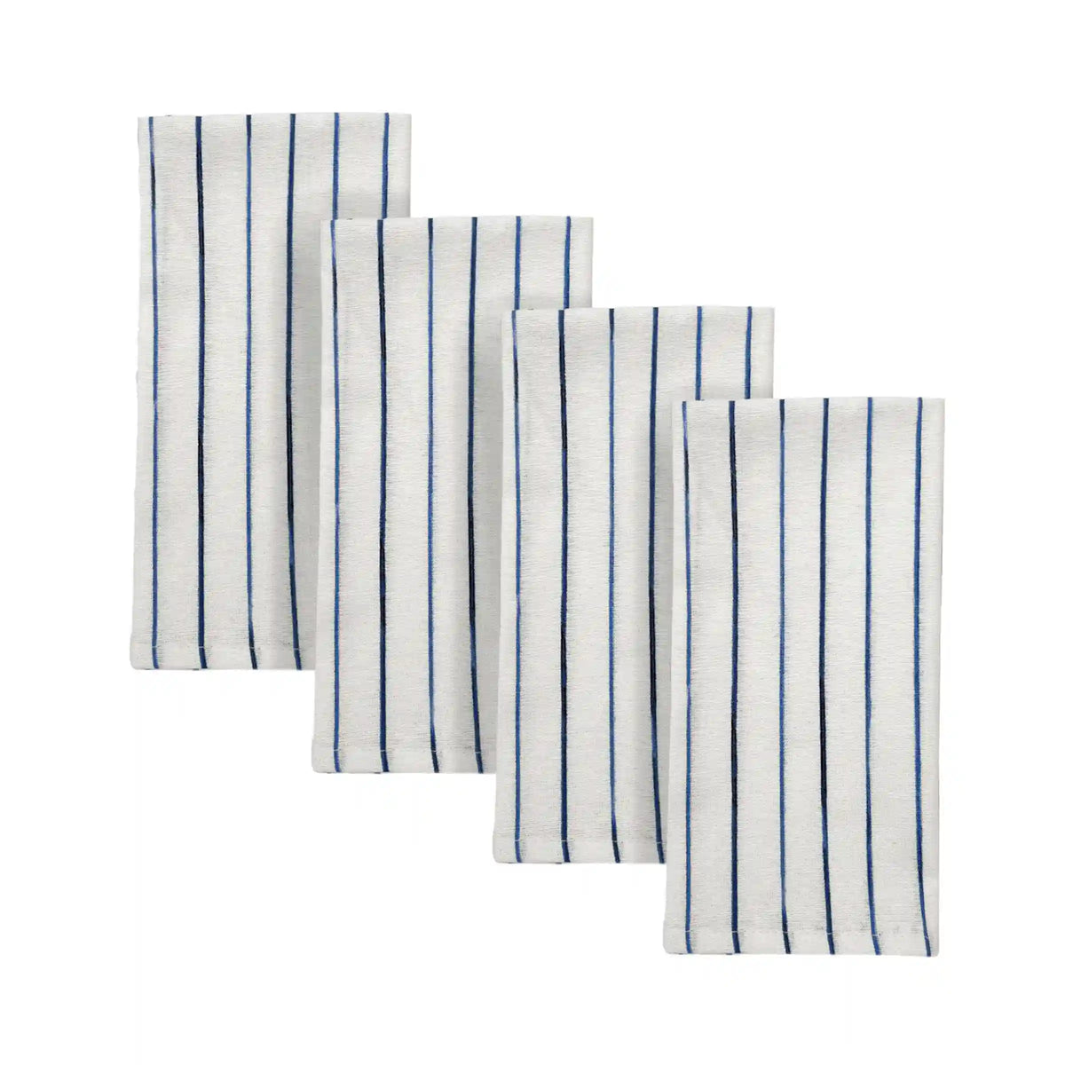 Blue Bay Stripe Dinner Napkins, Set of 4