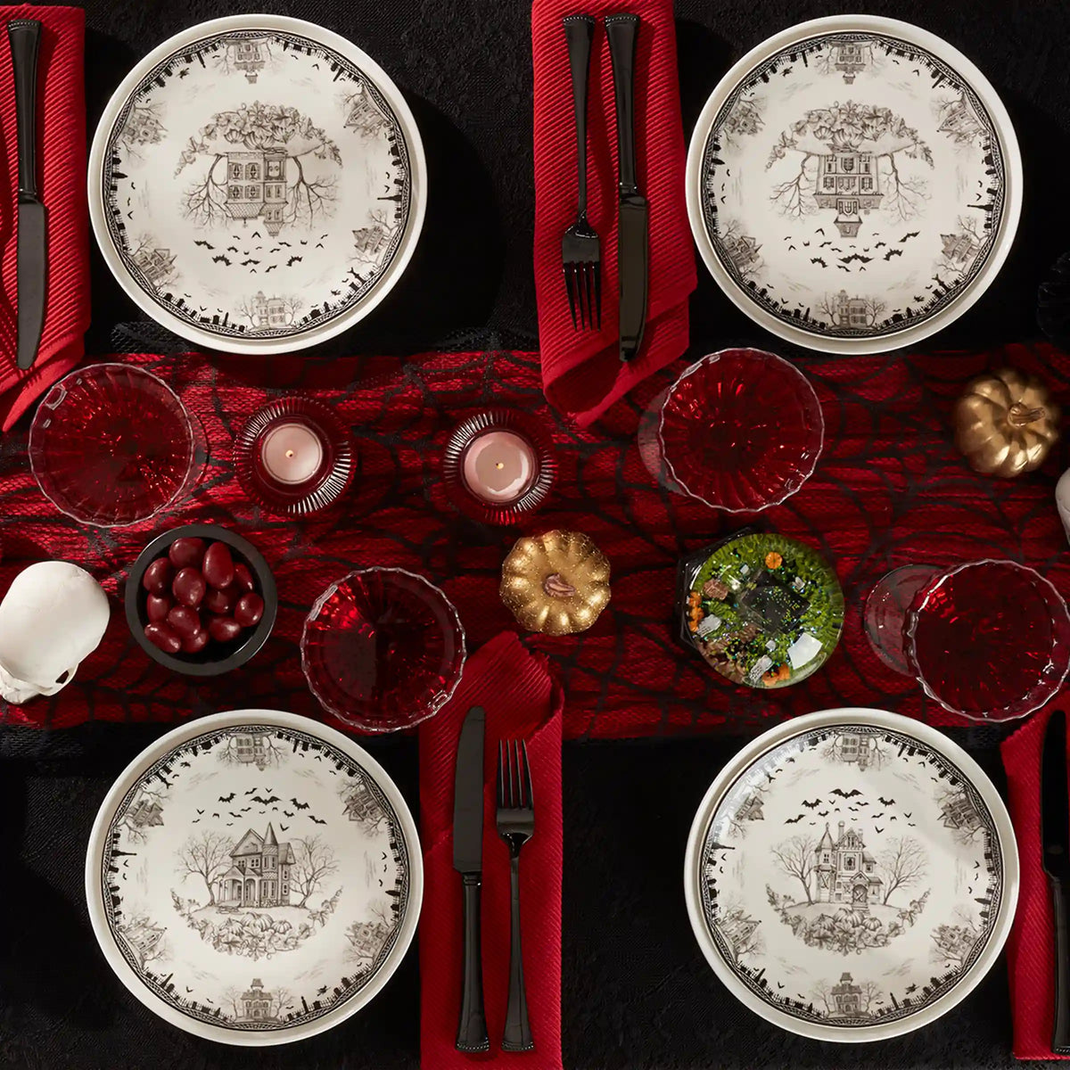Portola Black Satin 20-Piece Flatware Set