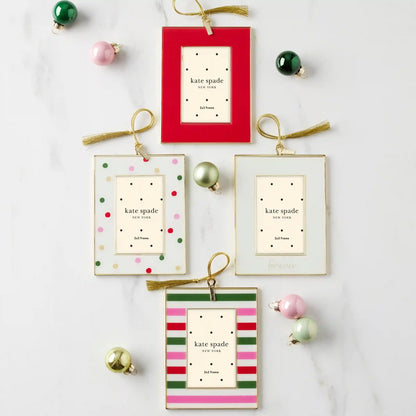 Be Jolly Dot Mini Photo Frame Ornament