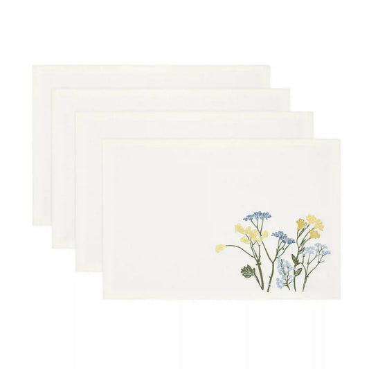 Wildflowers Border Placemats, Set of 4