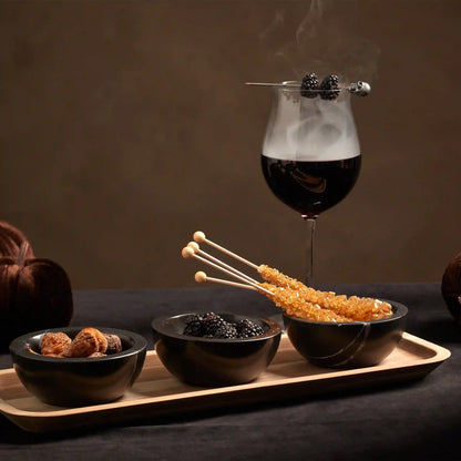 LX Collective Tray with 3 Dip Bowls