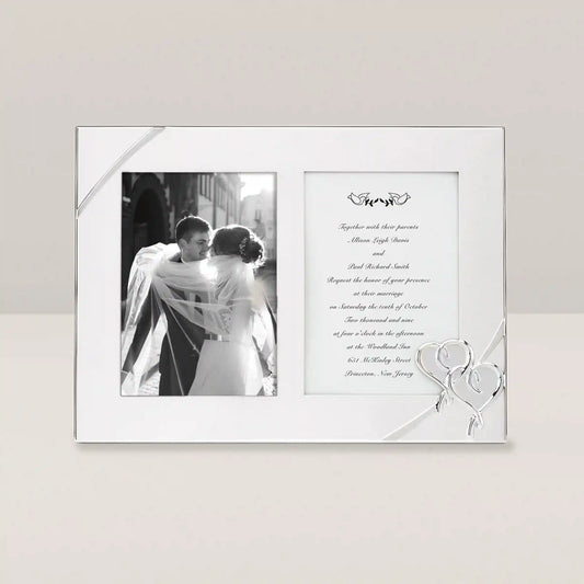 True Love Double Invitation Photo Frame