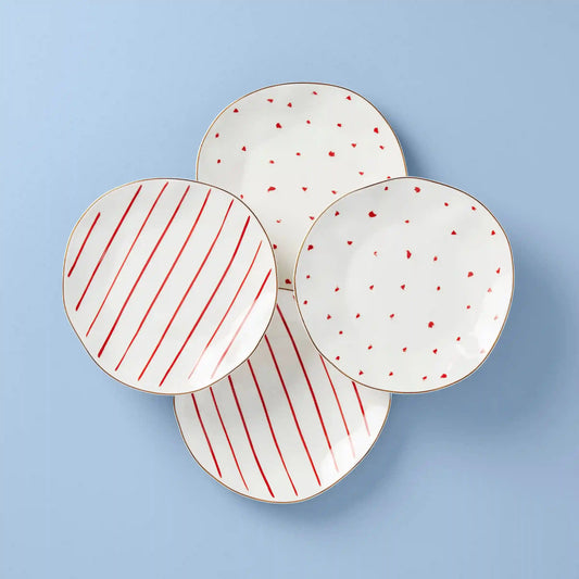 Garnet Bay 4-Piece Dessert Set