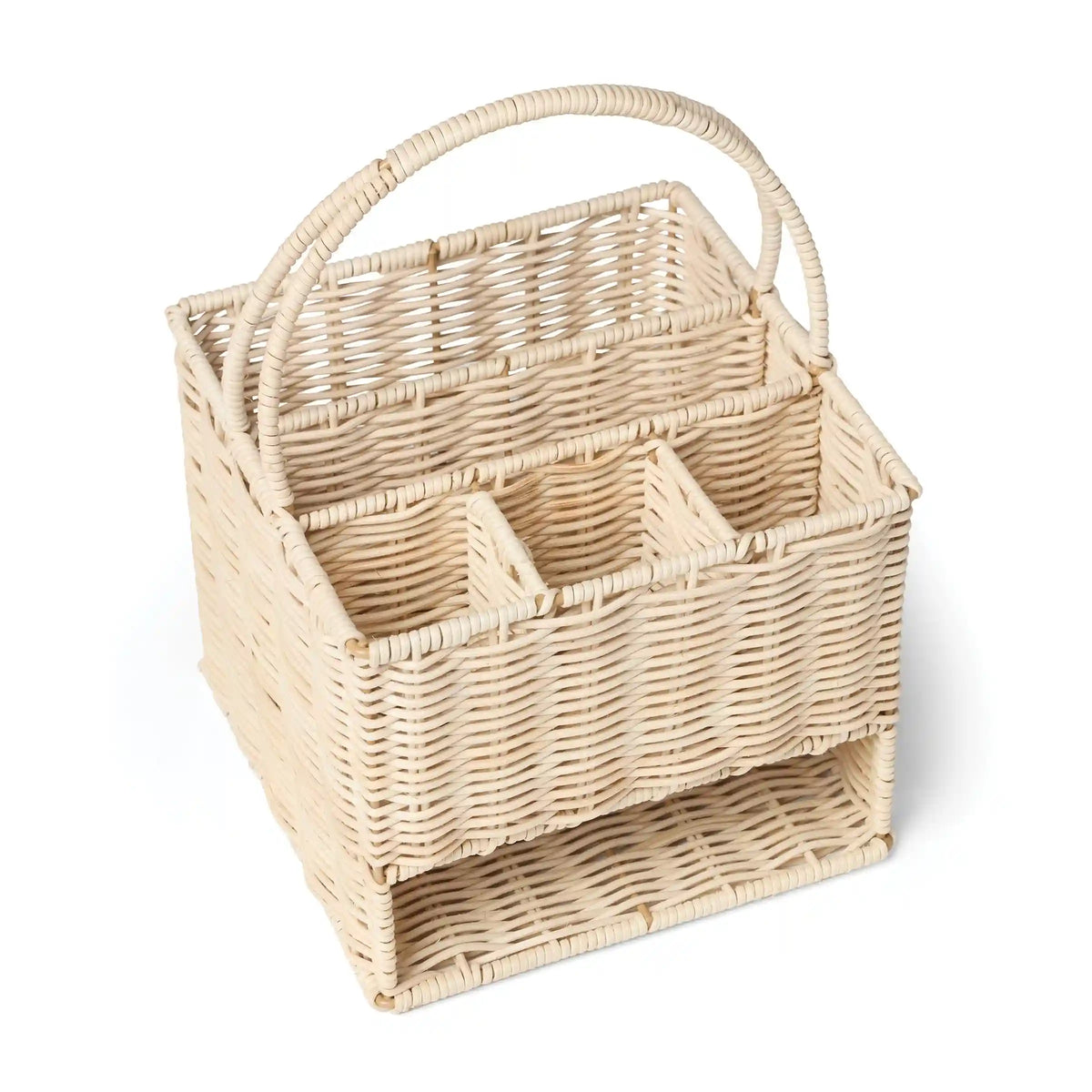24 Seven Real Rattan Caddy