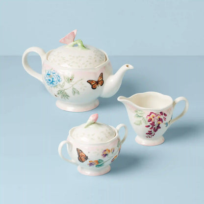 Butterfly Meadow Pink Ombre 5-Piece Tea Set
