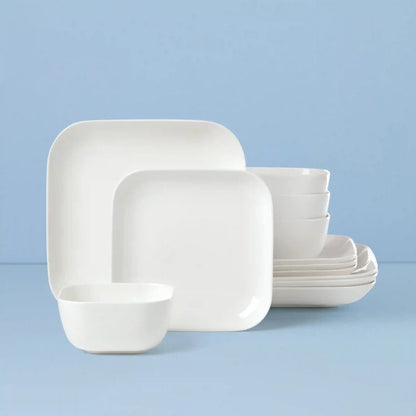 Studio 1414 Square 12-Piece Dinnerware Set
