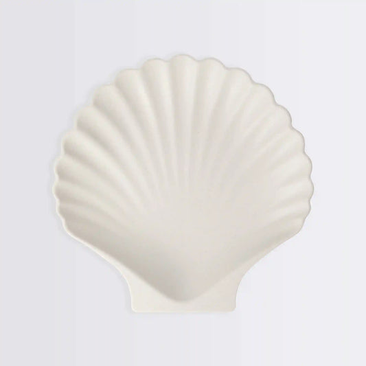Bamboo Natural Shell Plates, Set of 6
