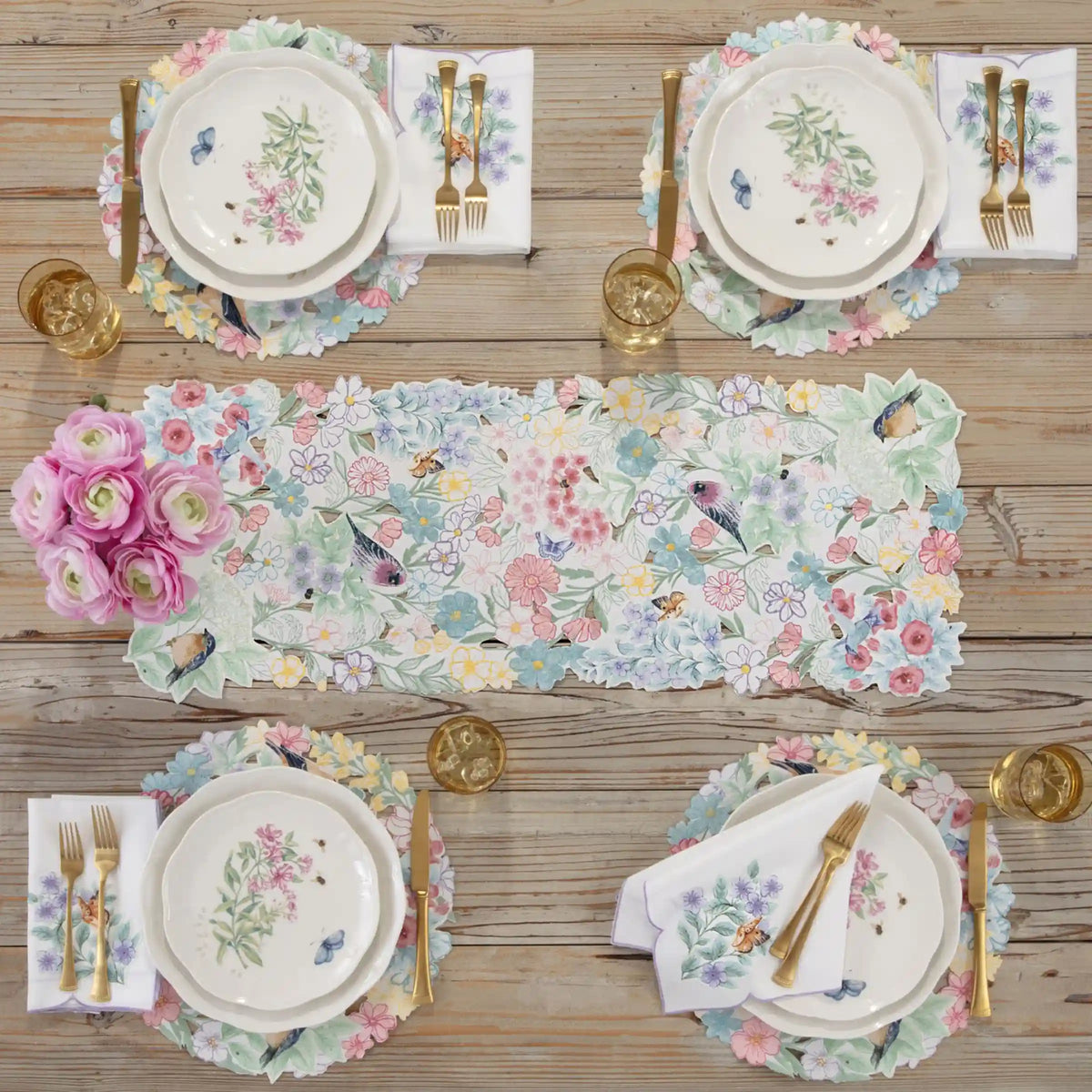 Butterfly Meadow Flutter 14x36 Centerpiece Table Runner