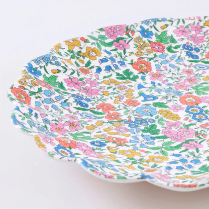 Meri Meri x Liberty Garden Party Large Plates, Set of 6